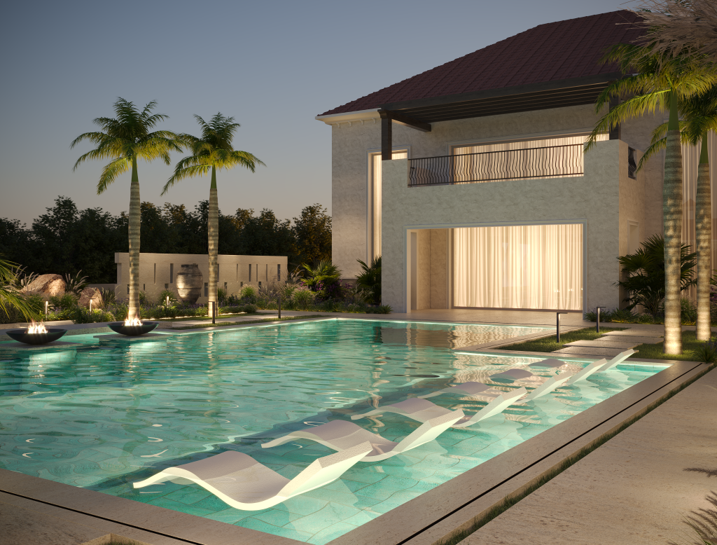Landscape design visualisation by Luxland Landscaping