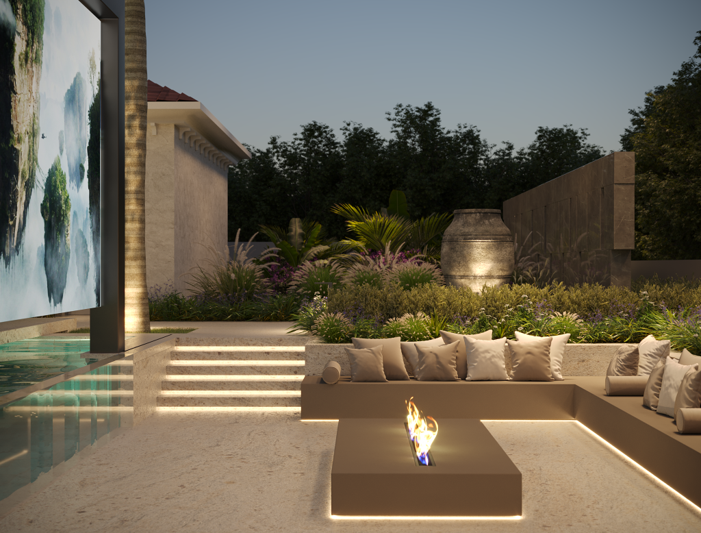 Landscape design visualisation by Luxland Landscaping
