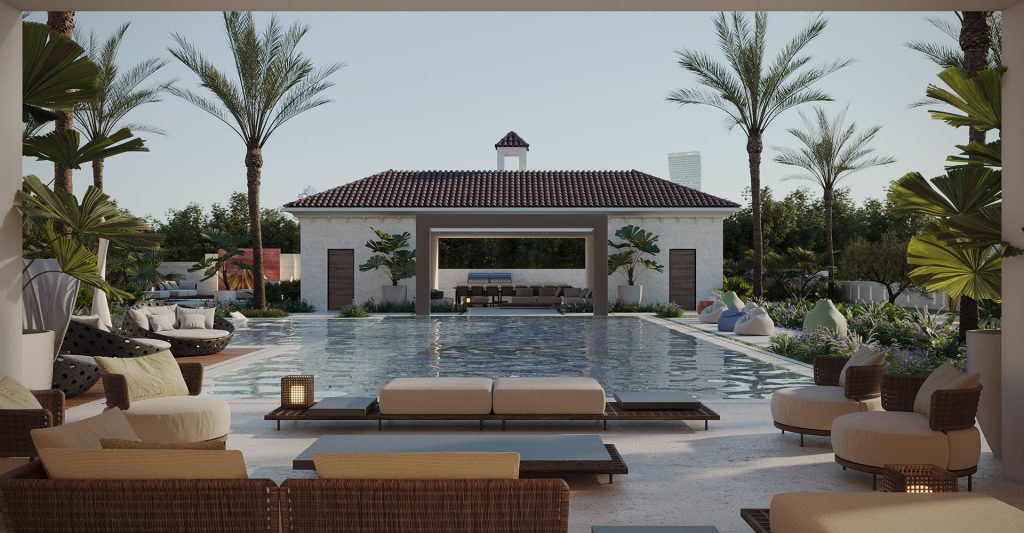 Landscape design visualisation by Luxland Landscaping