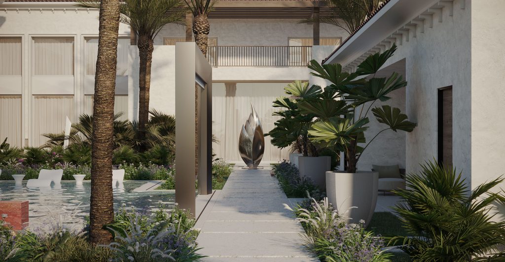 Landscape design visualisation by Luxland Landscaping